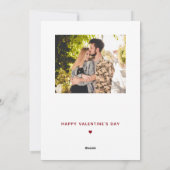 Een soort Valentijnsdag Feestdagenkaart (Achterkant)