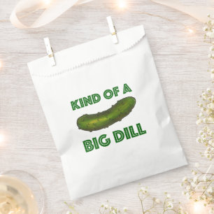 Een soort van Big Dill (Deal) Green Pickle Congrat Bedankzakje
