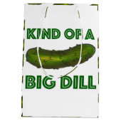 Een soort van Big Dill (Deal) Green Pickle Congrat Medium Cadeauzakje (Achterkant)