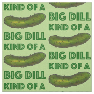 Een soort van grote dal (Deal) Crunchy Green Pickl Stof