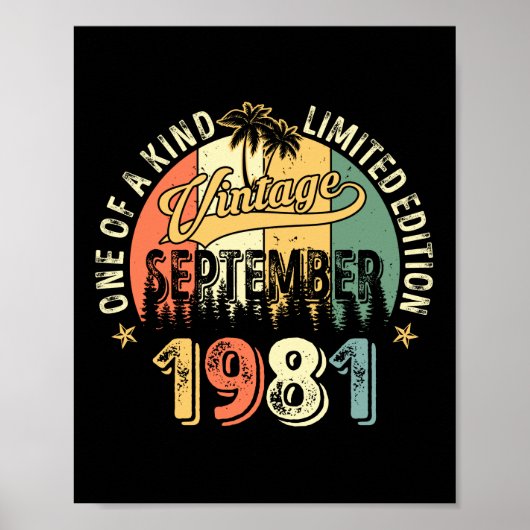 Een soort Vintage september 1981 Poster (Voorkant)