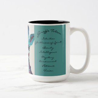 Een soort Waterverf-Giraffe-koffie-Mok Tweekleurige Koffiemok