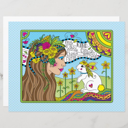 Eén soort Word_flatpanel vel 11 x 8,5 inch (Voorkant / Achterkant)