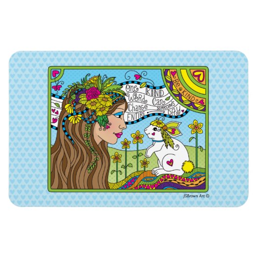 Eén soort Word_Flexibel Magnet 6 x 4 inch Magneet (Horizontaal)