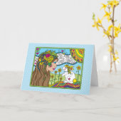 Eén soort Word_Wenskaart Kaart (Gele Bloem)