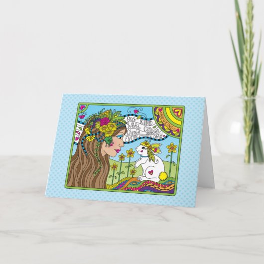 Eén soort Word_Wenskaart Kaart (Voorkant)