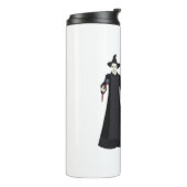Een Sorcerer met zijn Magic Wand Thermosbeker (Gedraaid links)