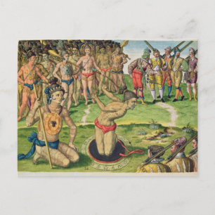 Een Sorcerer raadplegen van 'Brevis Narratio' Briefkaart