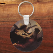 Een Soul die naar de hemel is gebracht door Bougue Sleutelhanger (Achterkant)