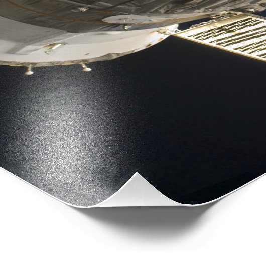 Een Soyuz ruimteschip dat door de Aarde is terugge Foto Afdruk (Hoek)