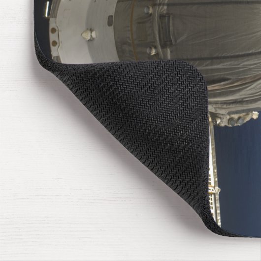 Een Soyuz ruimteschip dat door de Aarde is terugge Muismat (Hoek)