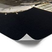 Een Soyuz ruimteschip dat door de Aarde is terugge Poster (Hoek)