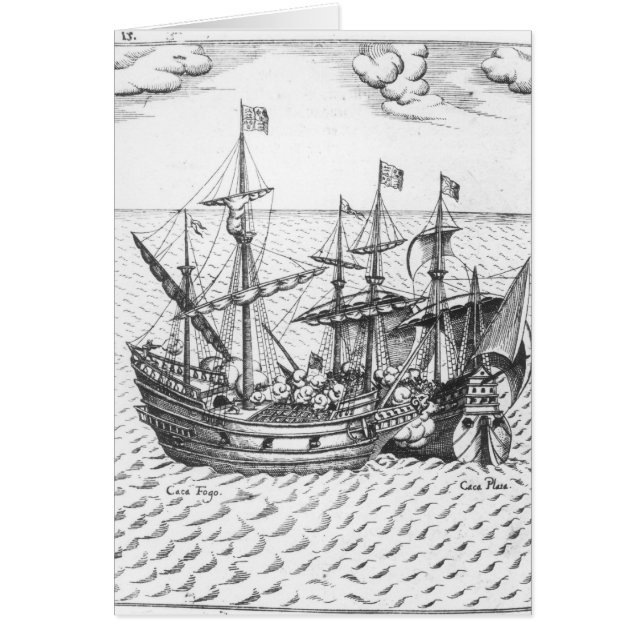 Een Spaans Treasure Ship (Voorkant)