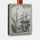 Een Spaans Treasure Ship Metalen Ornament (Rechts)
