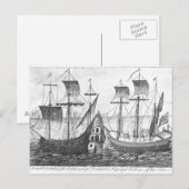Een Spaanse "Guarda Costa" Briefkaart (Voorkant / Achterkant)