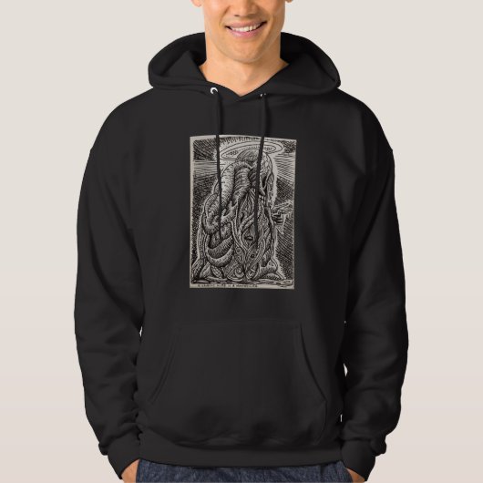 Een spaarzaam leven hoodie (Voorkant)