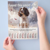 Een Spaniel gevonden? Flyer afrukken (Hand)