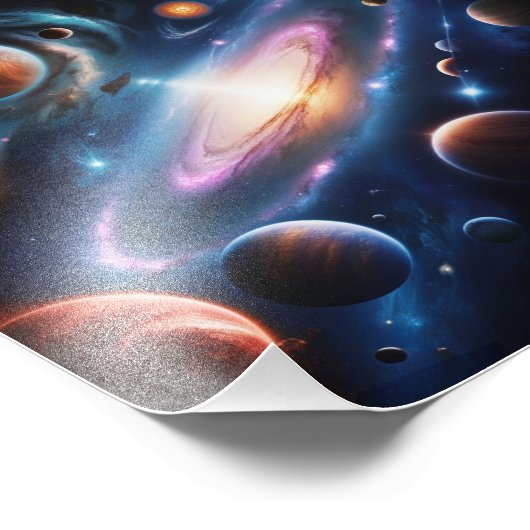 Een spatie foto afdruk (Hoek)