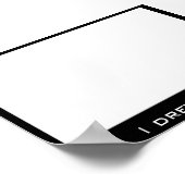 Een spatie tekenen poster (Hoek)