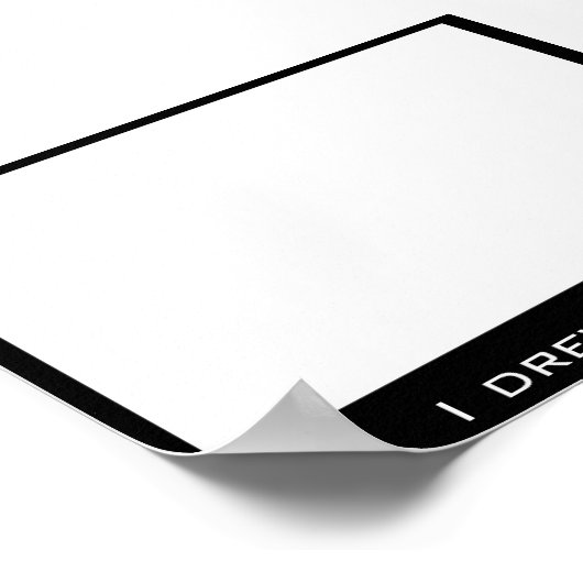 Een spatie tekenen poster (Hoek)