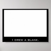 Een spatie tekenen poster (Voorkant)