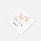 Een speciaal Baby shower voor de voorraadspoeling/ Servet (Hoek)