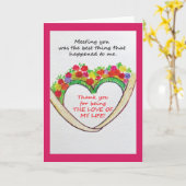 Een speciaal bericht van de huwelijksverjaardag kaart (Gele Bloem)