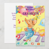 Een speciaal kleinzoon Wenskaart Bedankkaart (Voorkant / Achterkant)