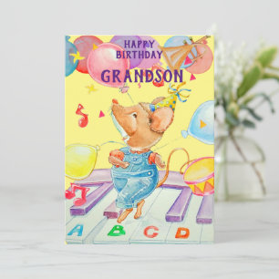 Een speciaal kleinzoon Wenskaart Bedankkaart