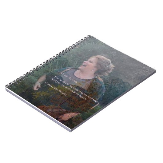 Een speciaal notebook voor een speciale dame. notitieboek (Linkerzijde)