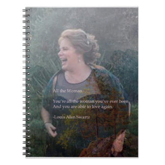 Een speciaal notebook voor een speciale dame. notitieboek