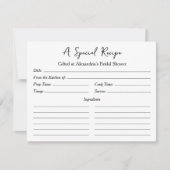 Een speciaal recept voor Vrijgezellenfeest Gifting (Voorkant)