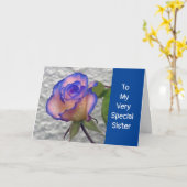 **EEN SPECIAAL ROOS** NET VOOR MIJN **ZISTER** KAART (Gele Bloem)