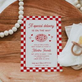 Een speciale bezorging Pizza Baby Shower Kaart