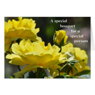 Een speciale Bouquet voor een speciale persoongele