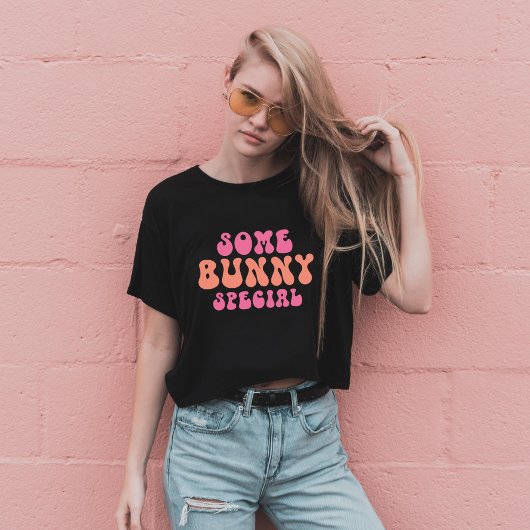 Een speciale bunny, eenvoudig en leuk t-shirt