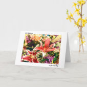 Een speciale dag Mixed Floral Bouquet Kaart (Gele Bloem)