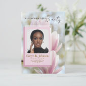 Een speciale dank – Magnolia Funeral Bedankkaart (Staand voorkant)