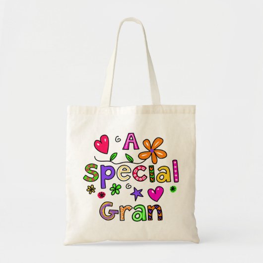 Een speciale Gran Greeting Text Expression bediene Tote Bag (Voorkant)