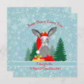 Een speciale kleindochter die kerstmis heeft feestdagenkaart (Voorkant / Achterkant)