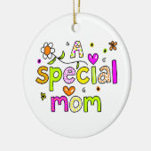 Een speciale moeder keramisch ornament (Links)