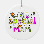 Een speciale moeder keramisch ornament (Achterkant)