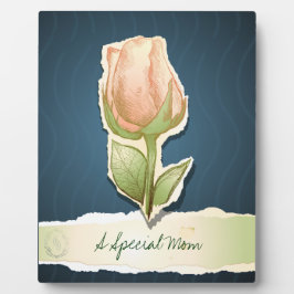 Een speciale moeder, plaque fotoplaat