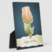 Een speciale moeder, plaquette fotoplaat (Zijkant)