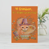 Een speciale persoonlijke Thanksgiving kaart voor (Staand voorkant)