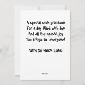 Een speciale persoonlijke Thanksgiving kaart voor (Achterkant)