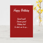 Een speciale taser-verjaardagskaart kaart (Gele Bloem)