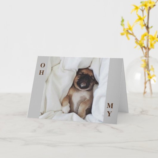 EEN SPECIALE TIENER OP **14e** VERJAARDAG KAART (Gele Bloem)