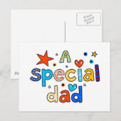 Een speciale vader briefkaart (Voorkant / Achterkant)