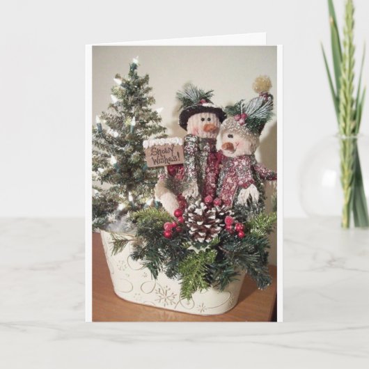 EEN "SPECIALE" VERJAARDAG/KERSTTOAST FEESTDAGEN KAART (Voorkant)